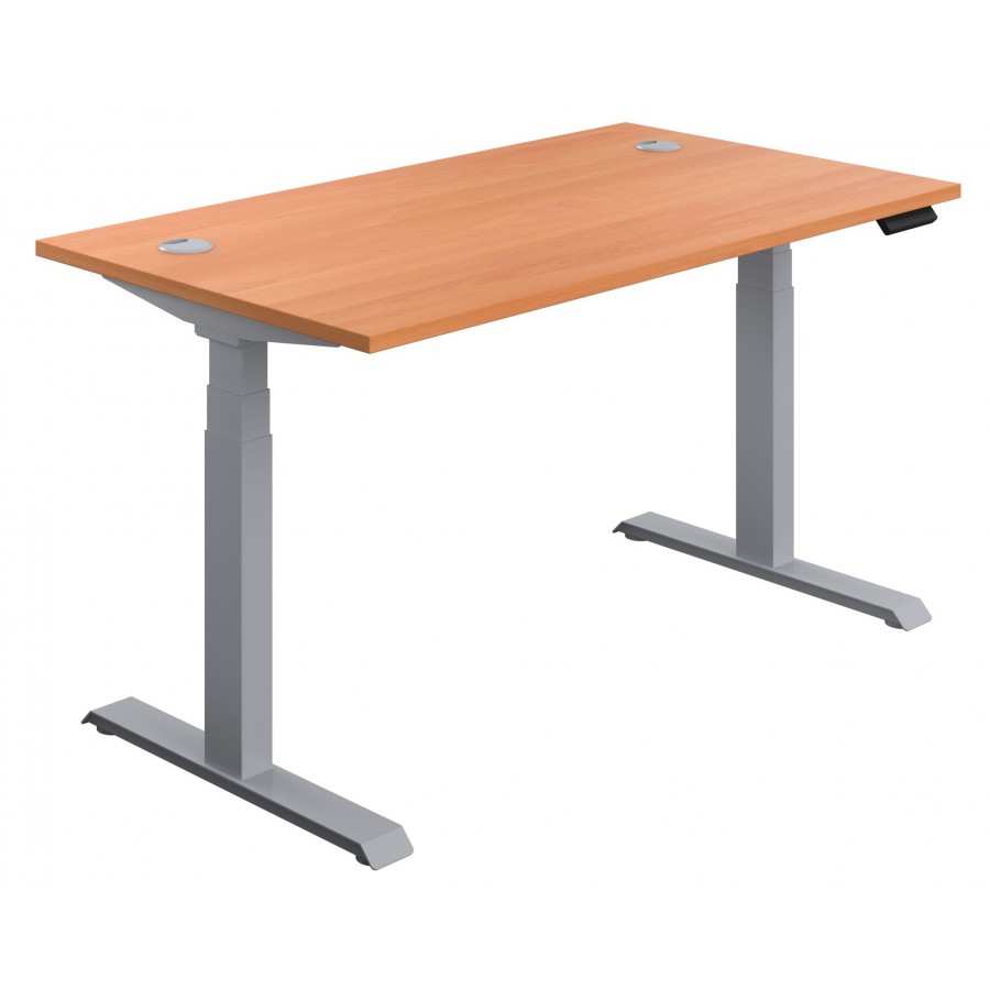 Olton Height Adjustable Straight Office Desk